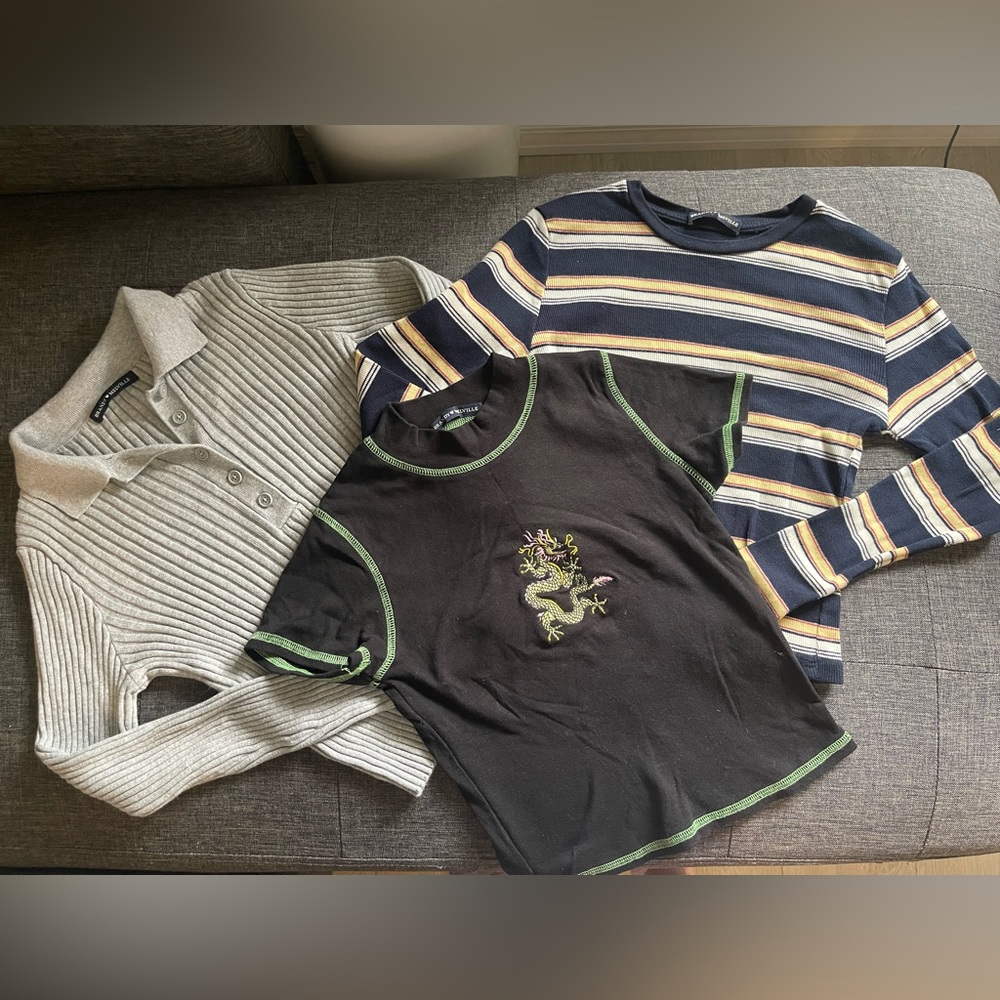 Brandy Melville set of 3 top